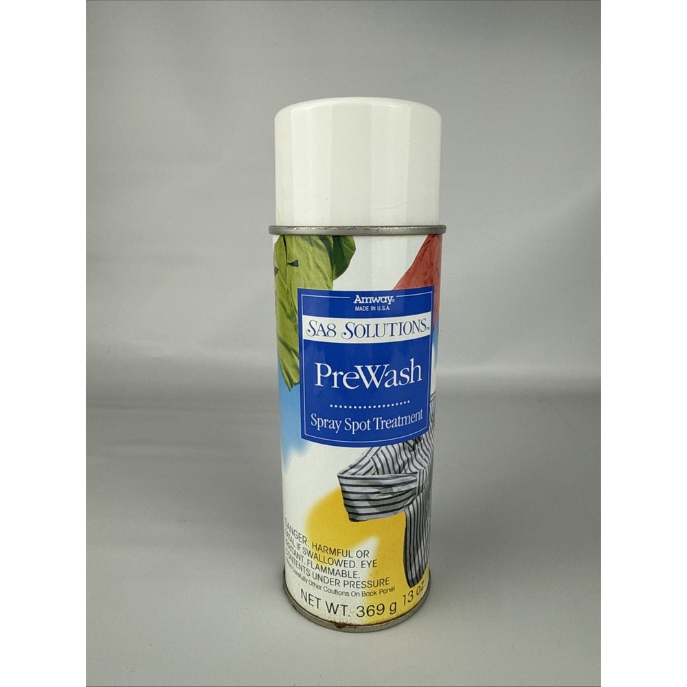 Amway Sa8 Solutions PreWash Spray Spot Treatment NOS 13oz Can FULL